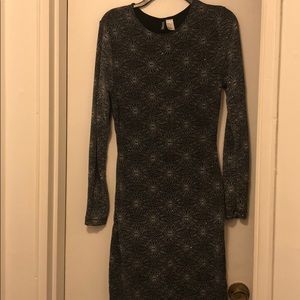 H&M Divided Glitter Dress